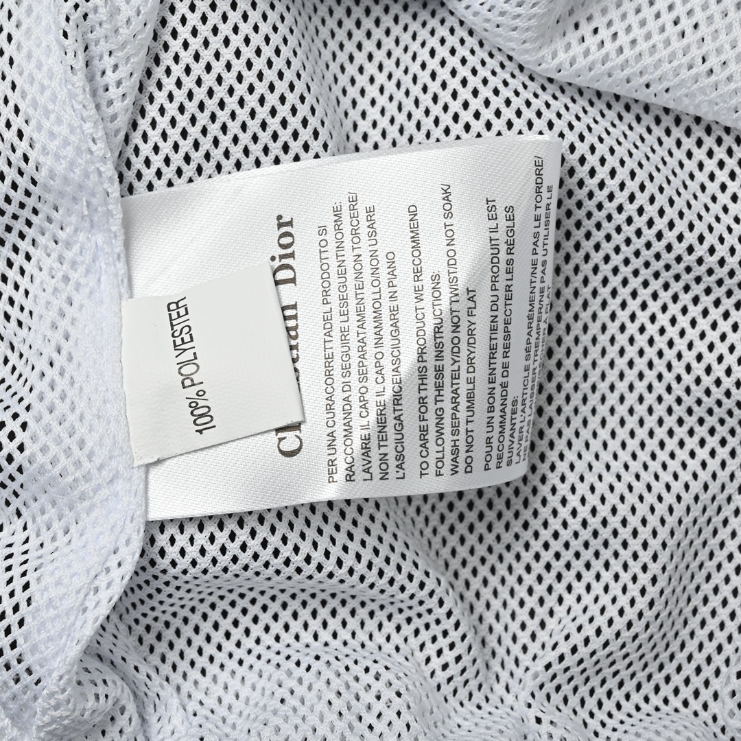 Dior 迪奥 刺绣字母后口袋沙滩短裤