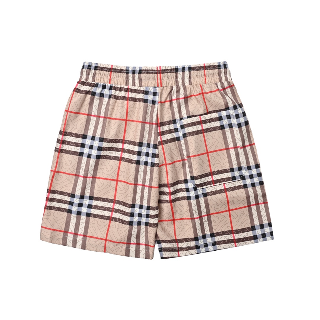 Burberry/巴宝莉 经典大格子沙滩短裤