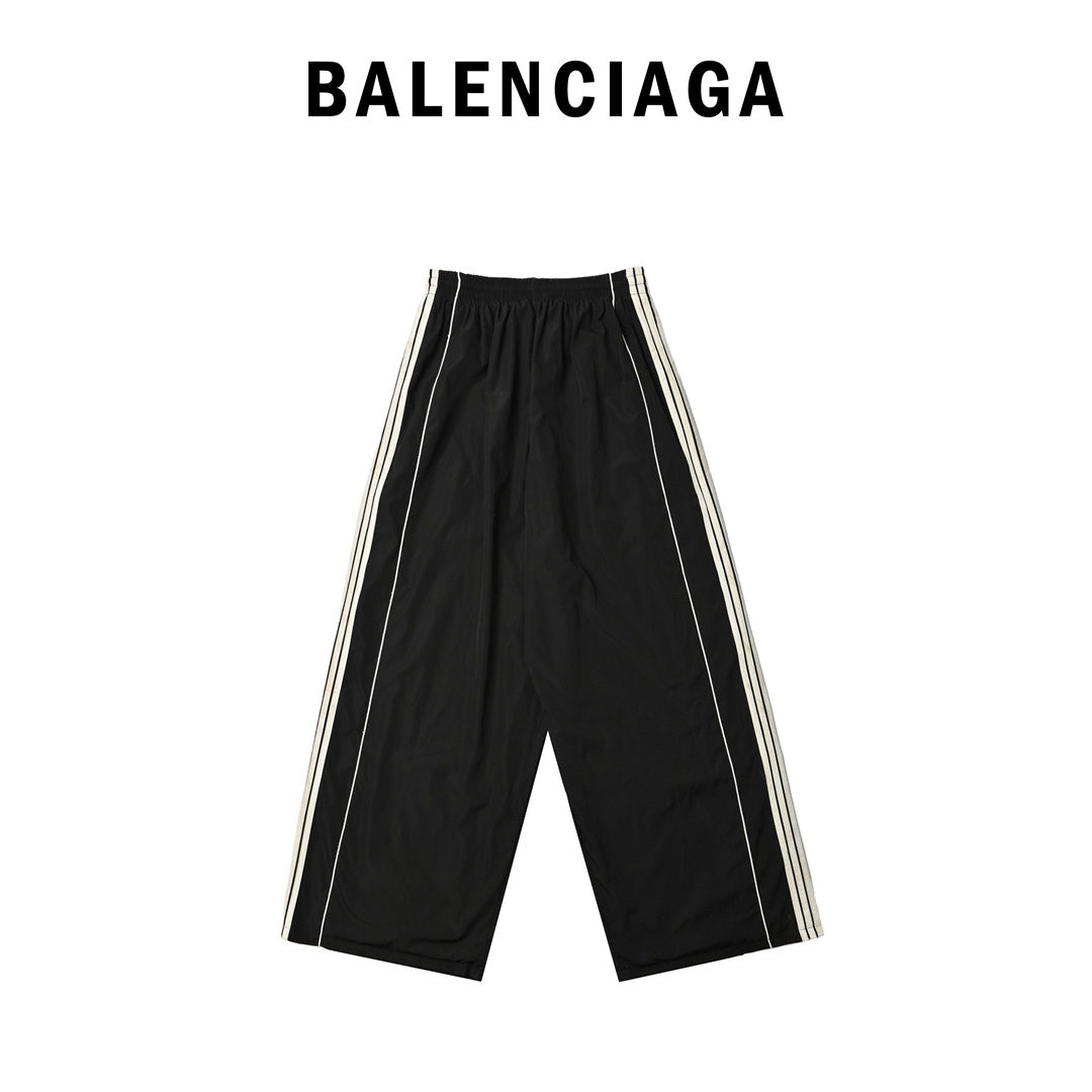 Balenciaga 巴黎世家 圆环刺绣五条杠长裤