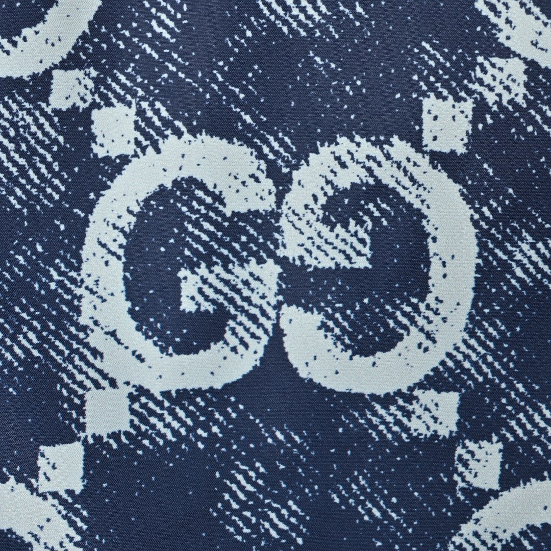 Gucci古驰提花满印双G微标抽绳短裤 415160003