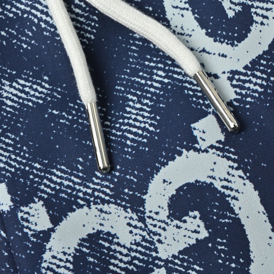 Gucci古驰提花满印双G微标抽绳短裤 415160003