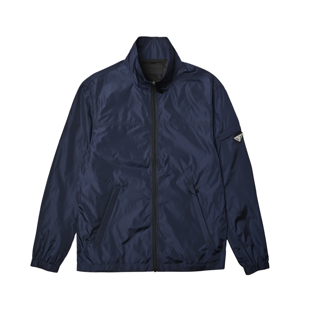 Prada/普拉达 25Fw 手臂三角标立领夹克