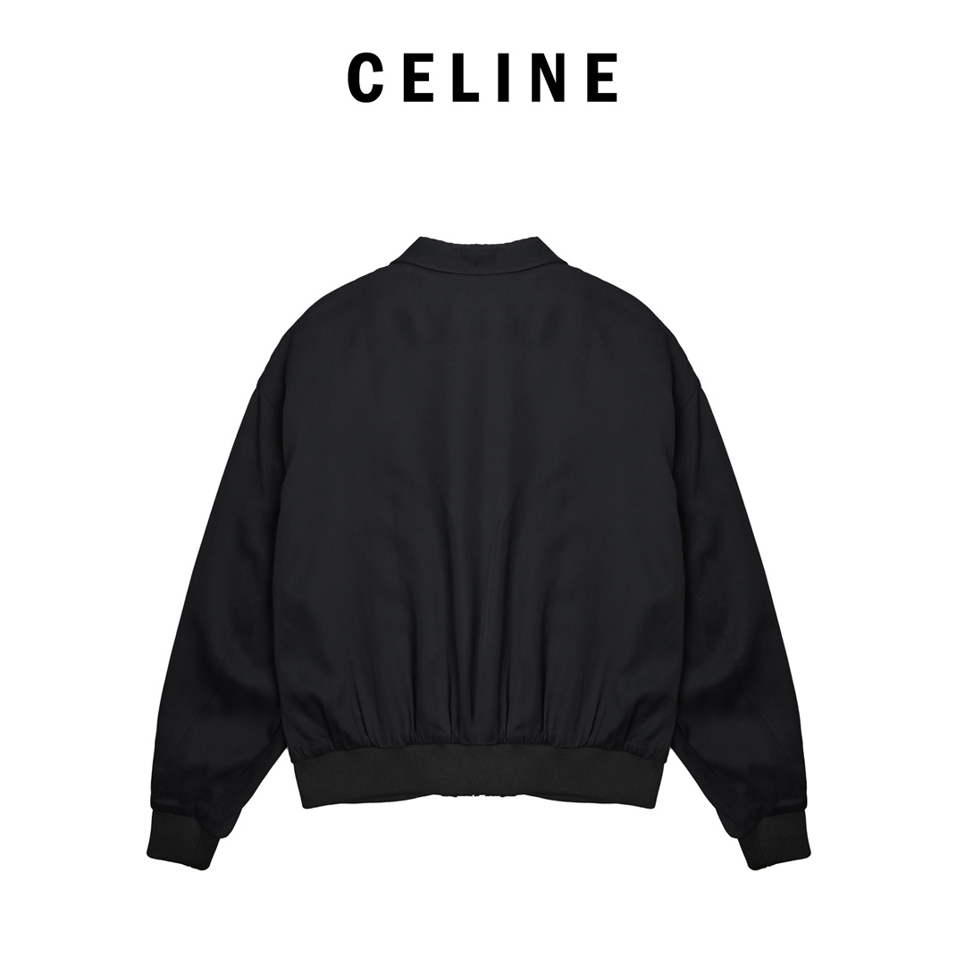 Celine/赛琳凯旋门小刺绣翻领夹克外套-Chinese UA Cheap High Quatity Brand Clothes Bags handbags Sneakers wholesale wholesaler seller from China Factory suppliers Fashion Clothing Shoes best Quality Beautiful Price Celine/赛琳凯旋门小刺绣翻领夹克外套