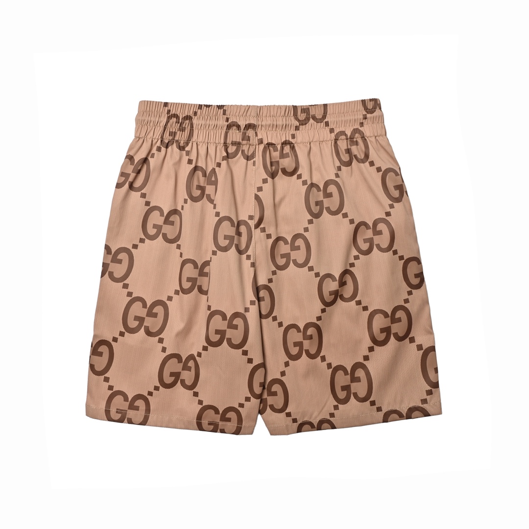 Gucci古驰提花满印双G微标抽绳短裤 满印提图花裤-Chinese UA Cheap High Quatity Brand Clothes Bags handbags Sneakers wholesale wholesaler seller from China Factory suppliers Fashion Clothing Shoes best Quality Beautiful Price Gucci古驰提花满印双G微标抽绳短裤 满印提图花裤
