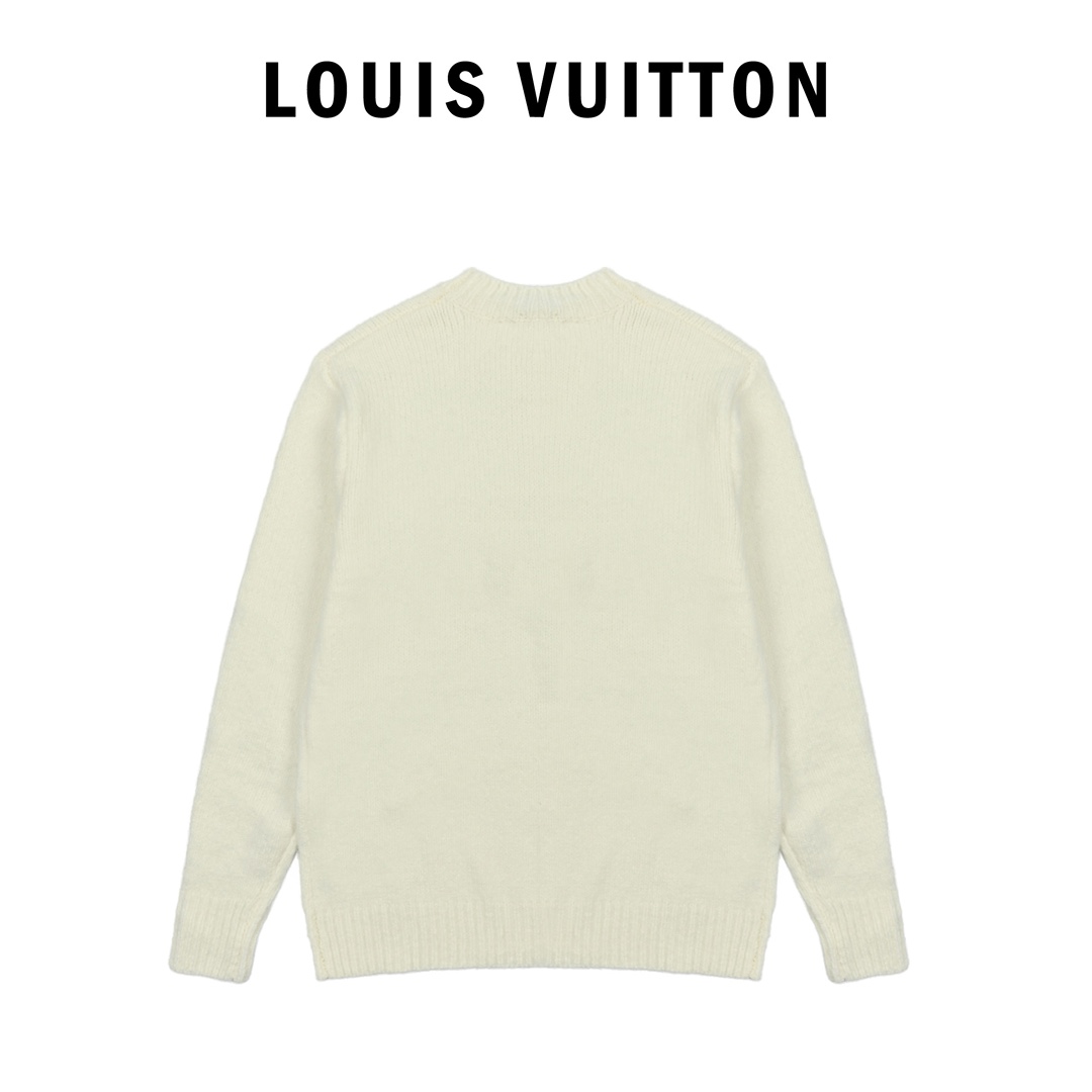 Louis Vuitton 路易威登 刺绣珍珠徽标针织毛衣-Chinese UA Cheap High Quatity Brand Clothes Bags handbags Sneakers wholesale wholesaler seller from China Factory suppliers Fashion Clothing Shoes best Quality Beautiful Price Louis Vuitton 路易威登 刺绣珍珠徽标针织毛衣