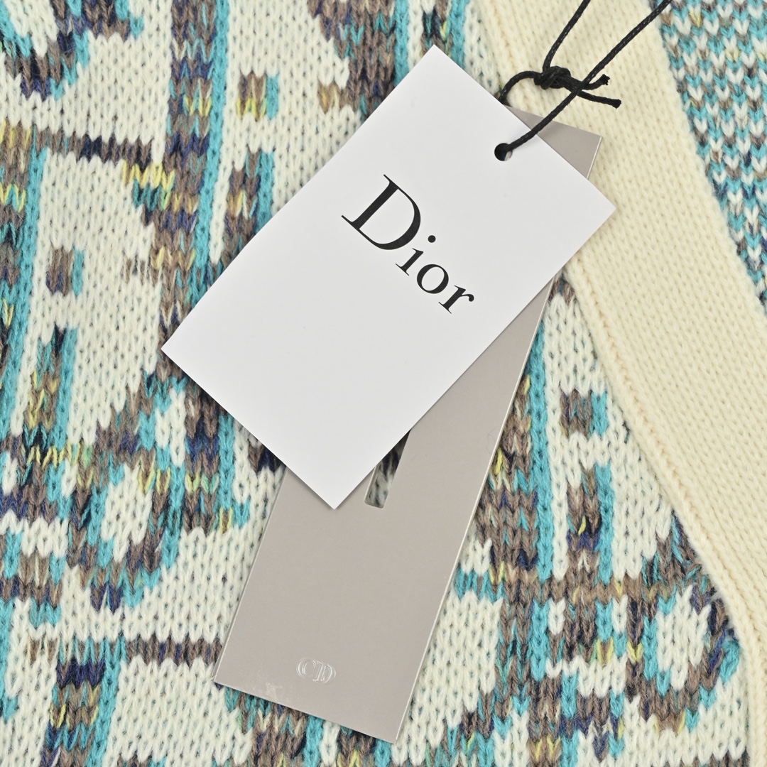 Dior 迪奥 25ss 满印提花毛衣开衫米色 黄色 棕色-Chinese UA Cheap High Quatity Brand Clothes Bags handbags Sneakers wholesale wholesaler seller from China Factory suppliers Fashion Clothing Shoes best Quality Beautiful Price Dior 迪奥 25ss 满印提花毛衣开衫米色 黄色 棕色