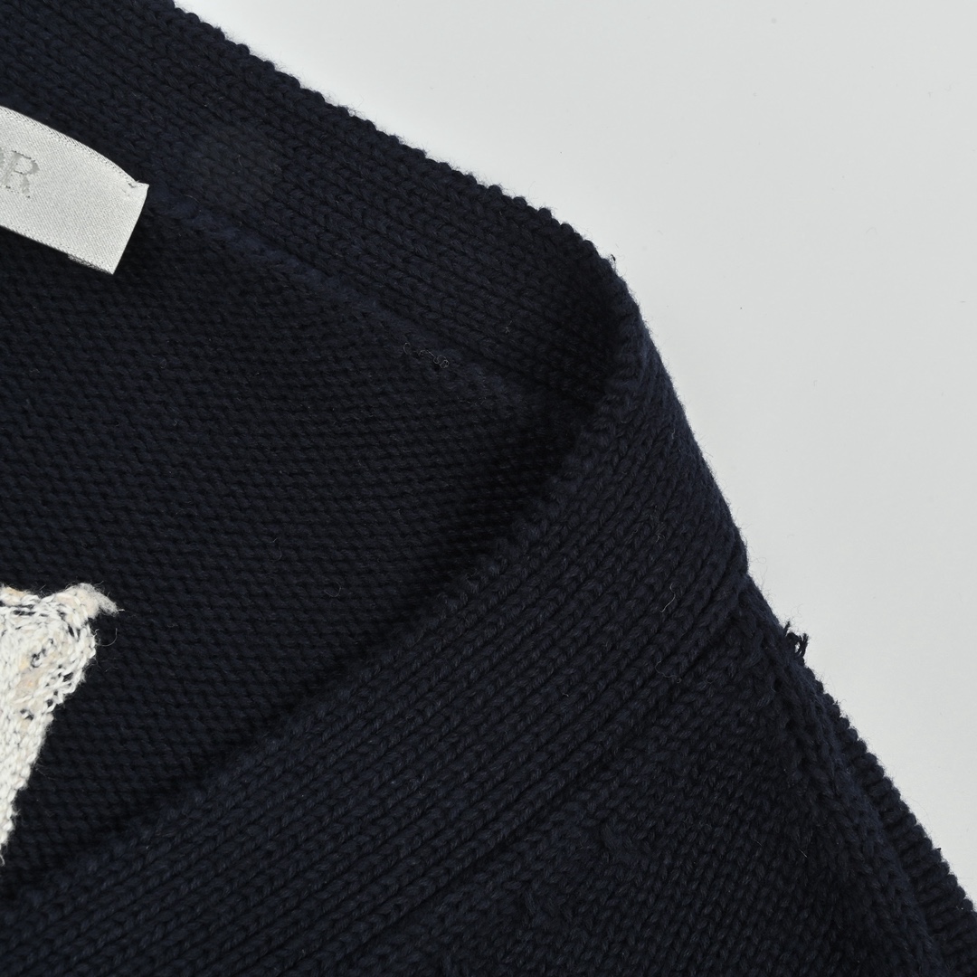 Dior 迪奥 刺绣棉质混纺纽扣开衫-Chinese UA Cheap High Quatity Brand Clothes Bags handbags Sneakers wholesale wholesaler seller from China Factory suppliers Fashion Clothing Shoes best Quality Beautiful Price Dior 迪奥 刺绣棉质混纺纽扣开衫