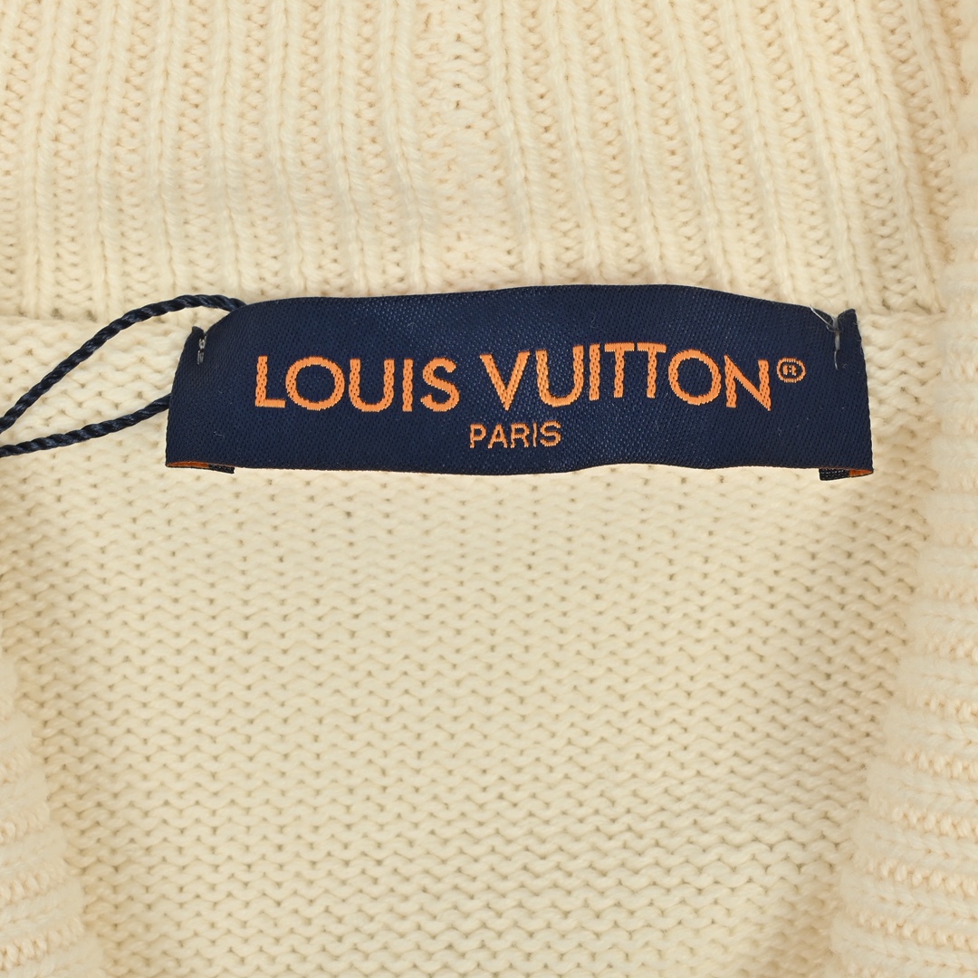 Louis Vuitton 路易威登 手缝徽标羊毛开衫-Chinese UA Cheap High Quatity Brand Clothes Bags handbags Sneakers wholesale wholesaler seller from China Factory suppliers Fashion Clothing Shoes best Quality Beautiful Price Louis Vuitton 路易威登 手缝徽标羊毛开衫