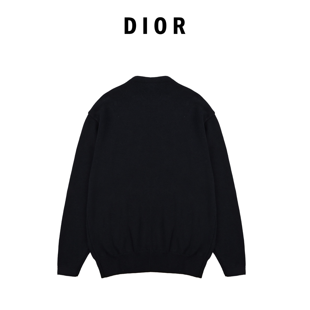 Dior 迪奥 字母刺绣针织毛衣-Chinese UA Cheap High Quatity Brand Clothes Bags handbags Sneakers wholesale wholesaler seller from China Factory suppliers Fashion Clothing Shoes best Quality Beautiful Price Dior 迪奥 字母刺绣针织毛衣