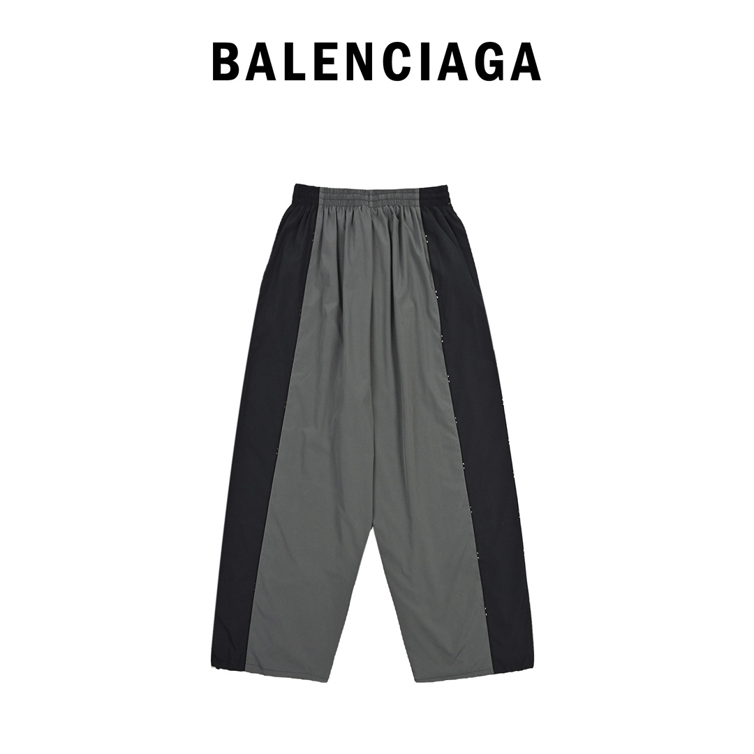 Balenciaga 巴黎世家 撞色拼接长裤