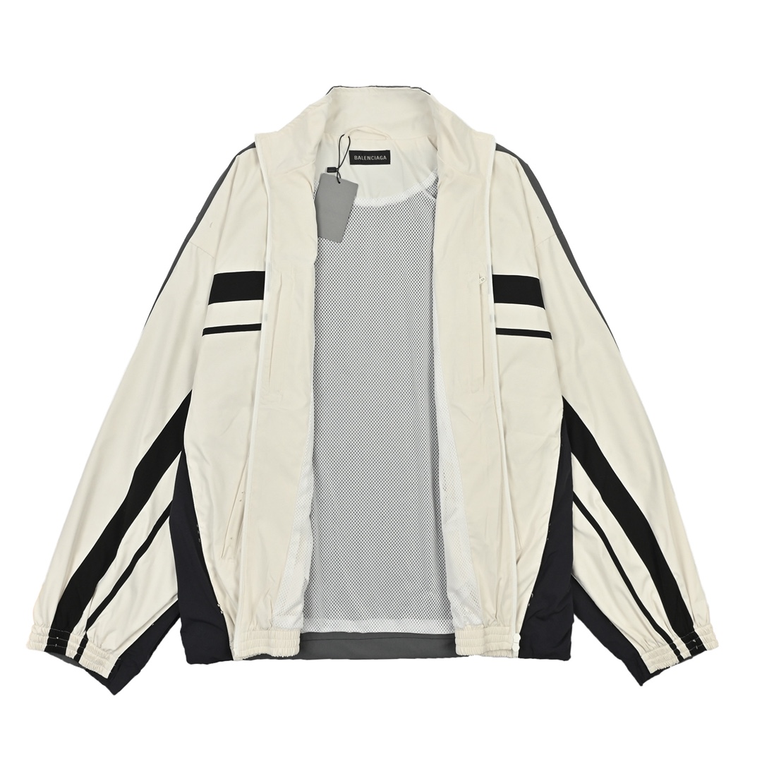 Balenciaga 巴黎世家 撞色拼接夹克外套