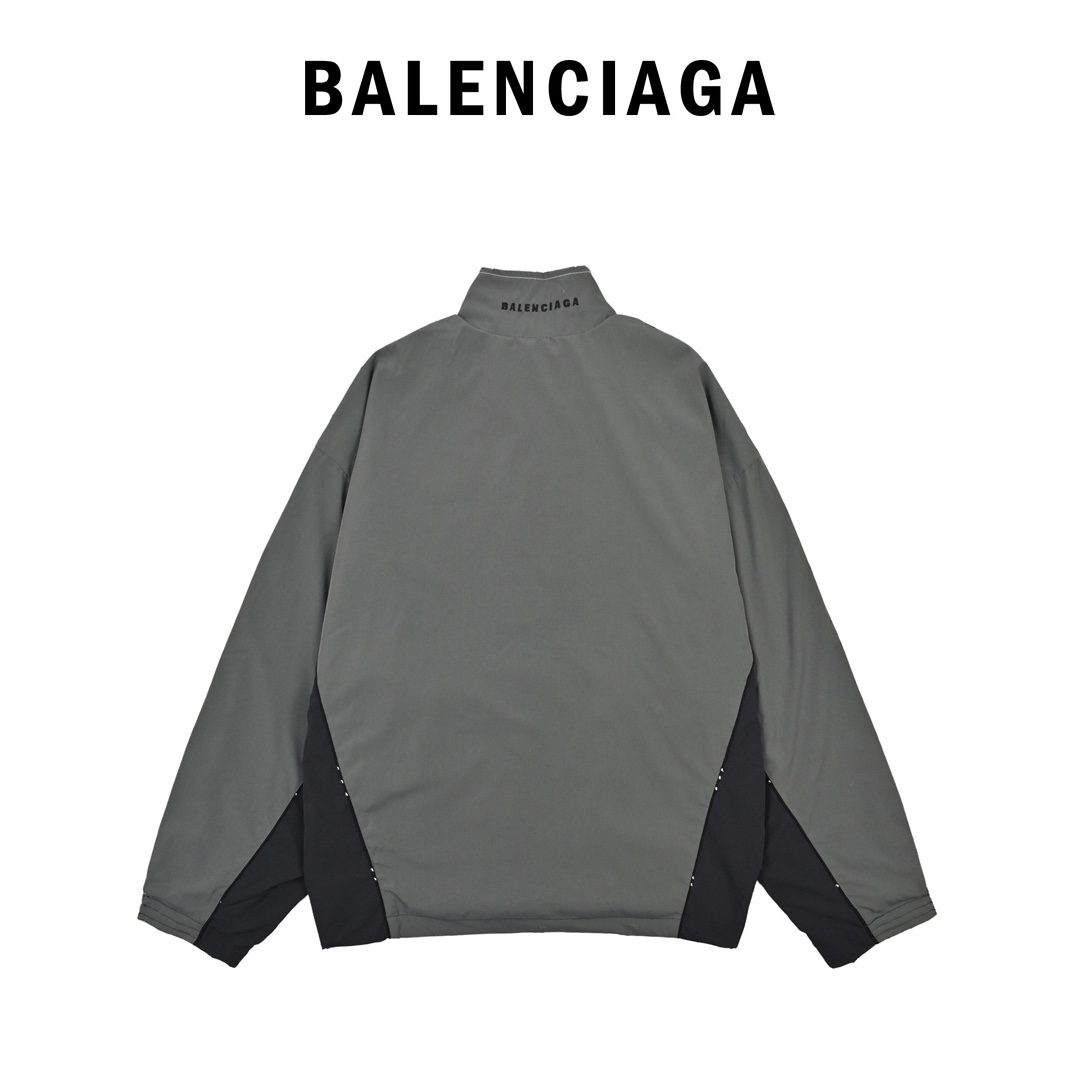Balenciaga 巴黎世家 撞色拼接夹克外套
