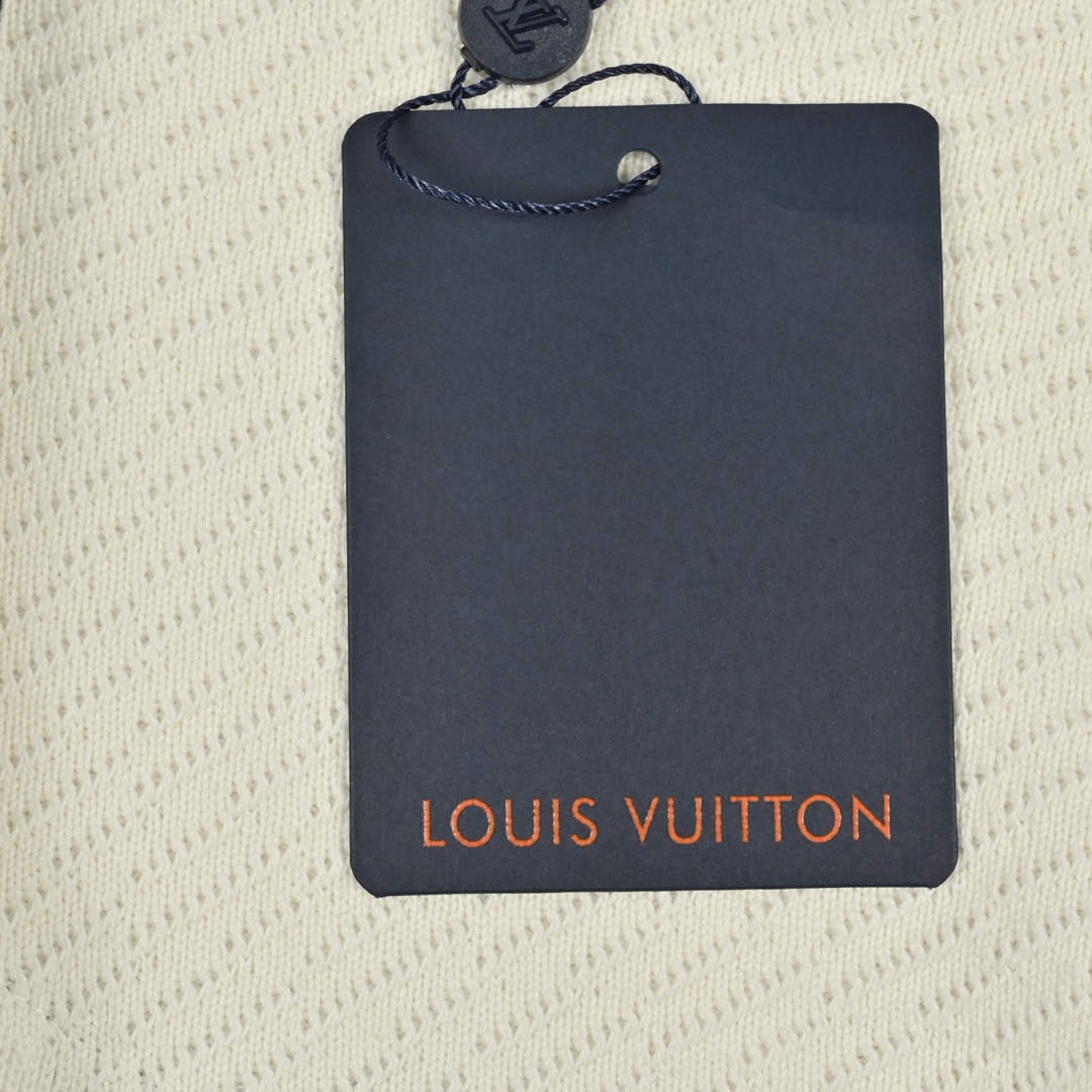 Louis Vuitton 路易威登 条纹立领拉链毛织外套