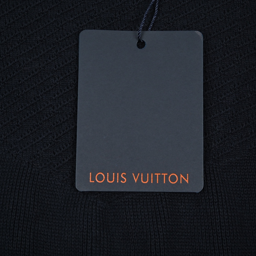 Louis Vuitton 路易威登 条纹立领拉链毛织外套