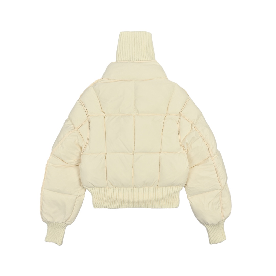 -大标羽绒服白雪公主 Moncler Jadeite/蒙口24年新款女拼接假二件短款羽绒服