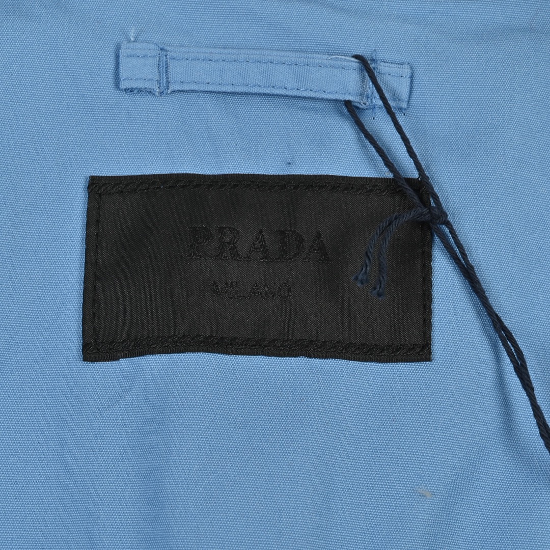 prada普拉达 拼色夹克外套 双面双色老干部行政夹克