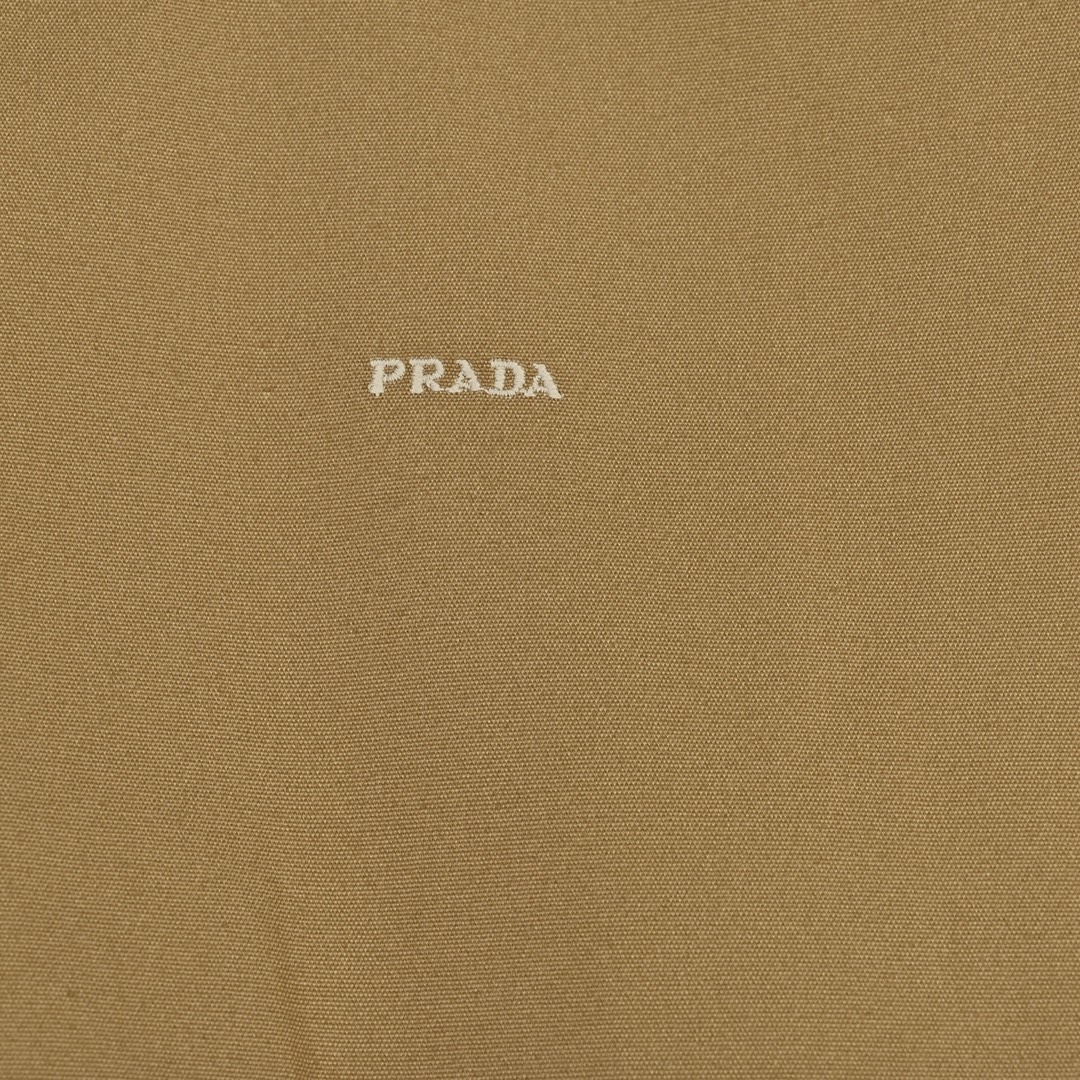 prada普拉达 拼色夹克外套 双面双色老干部行政夹克