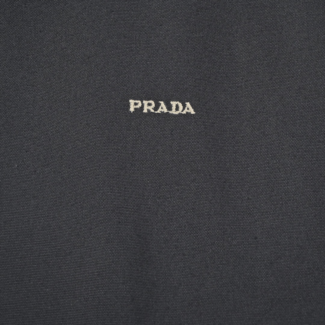 prada普拉达 拼色夹克外套 双面双色老干部行政夹克