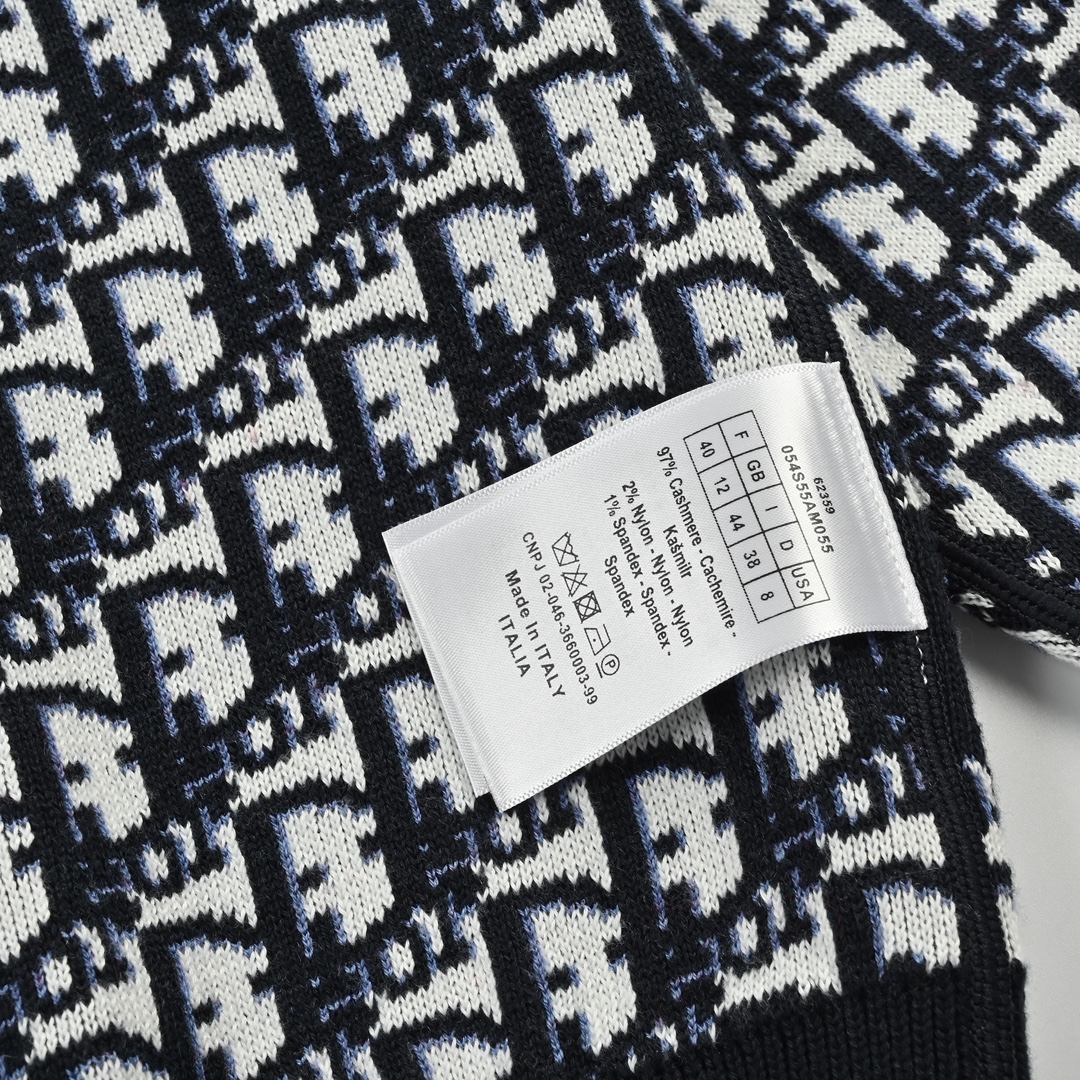 DIOR/迪奥 23FW OBLIQUE老花羊绒双面穿外套
