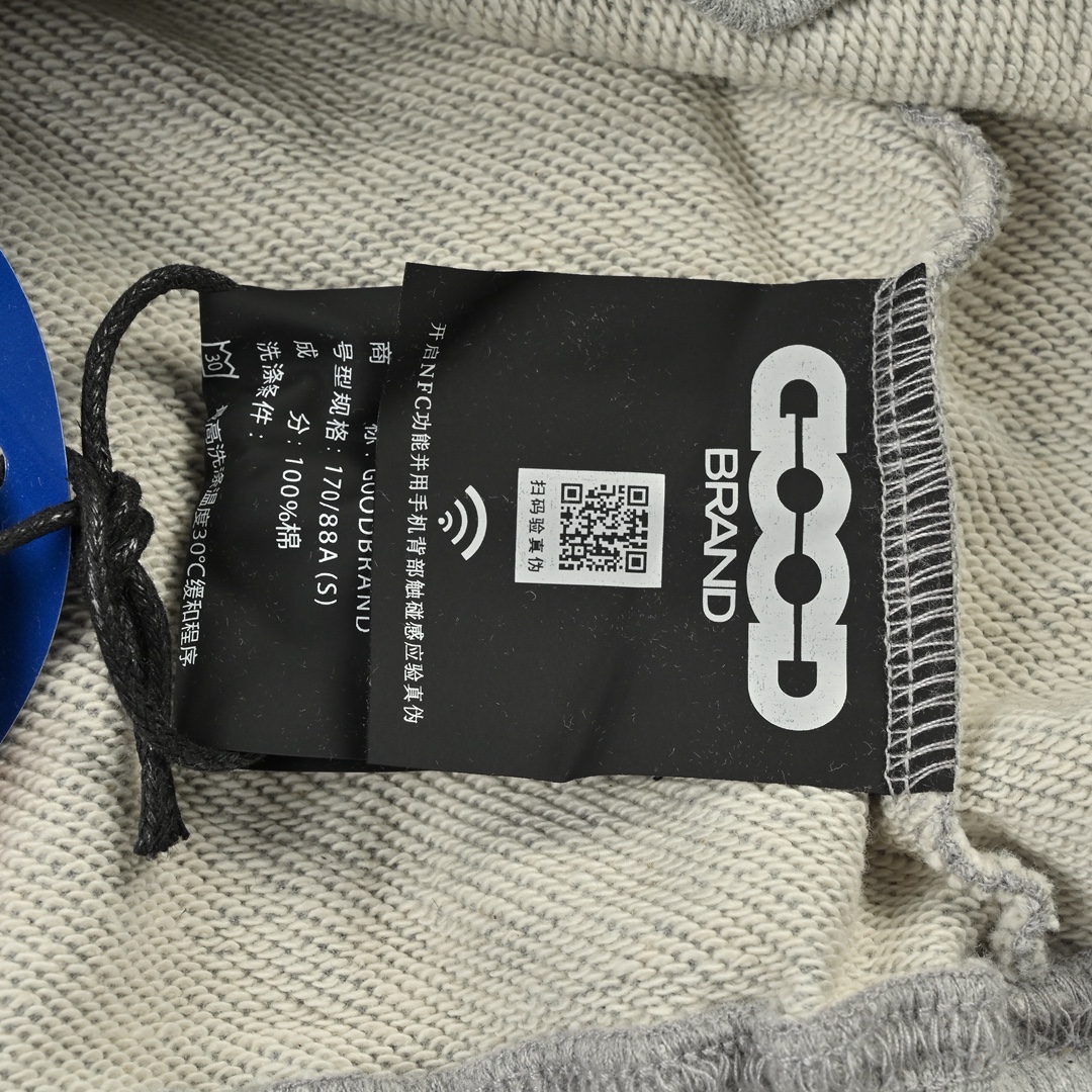 GOODBRAND 钻碎颓破连帽卫衣 男女同款 5