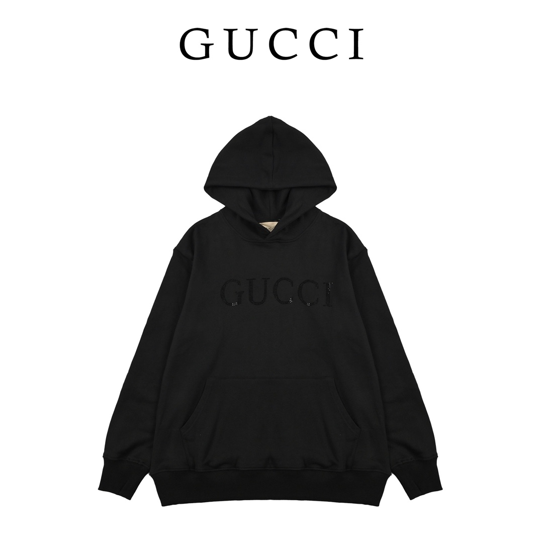 Gucci新品！2025秋冬系列高克重卫衣 选用客供定制针织100%纯棉面打造