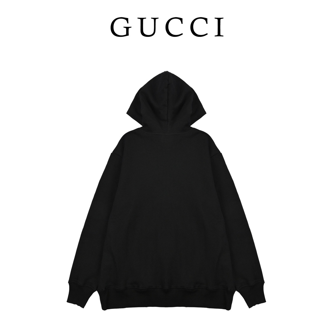Gucci新品！2025秋冬系列高克重卫衣 选用客供定制针织100%纯棉面打造