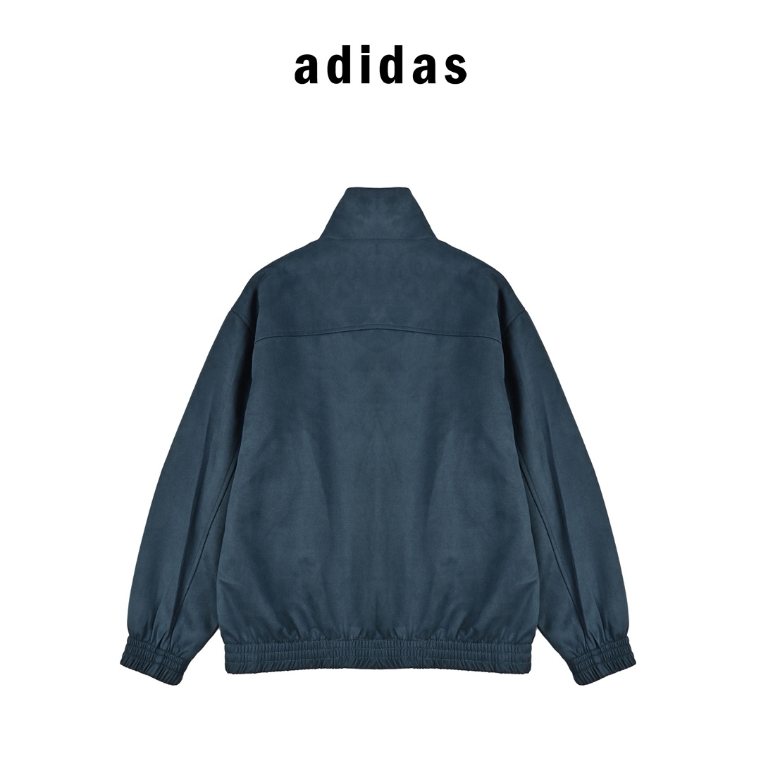 Adidas 阿迪达斯 三叶草新中式麂皮外套 Adidas 阿迪达斯 三叶草新中式麂皮外套