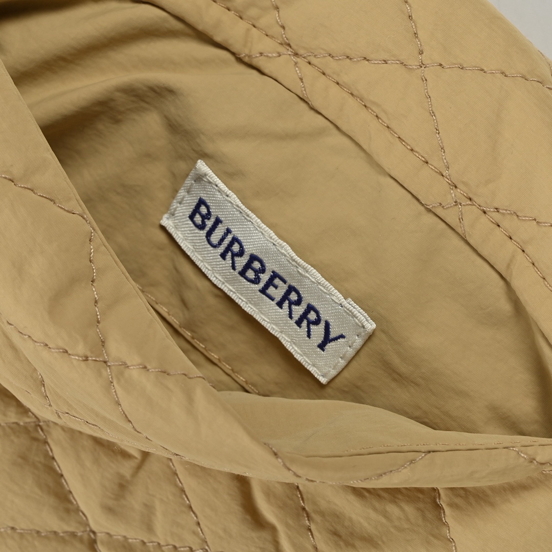 女款 BURBERRY巴宝莉 双面穿棉服 早秋新款经典款复古菱格棉服外套