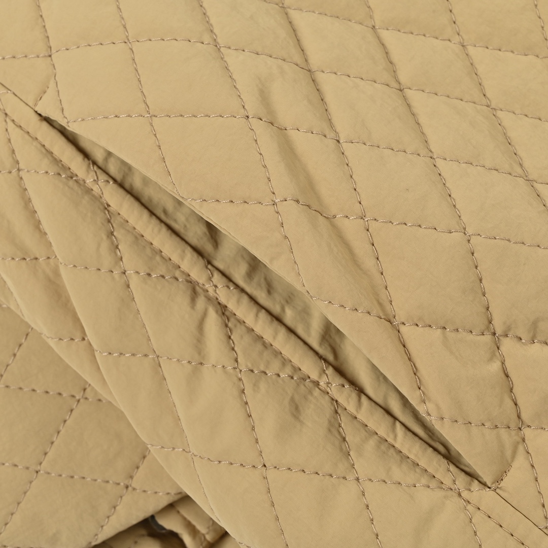 女款 BURBERRY巴宝莉 双面穿棉服 早秋新款经典款复古菱格棉服外套