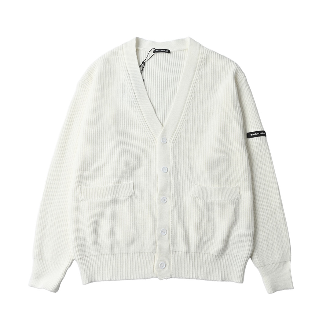 Balenciaga 巴黎世家 袖标针织开衫