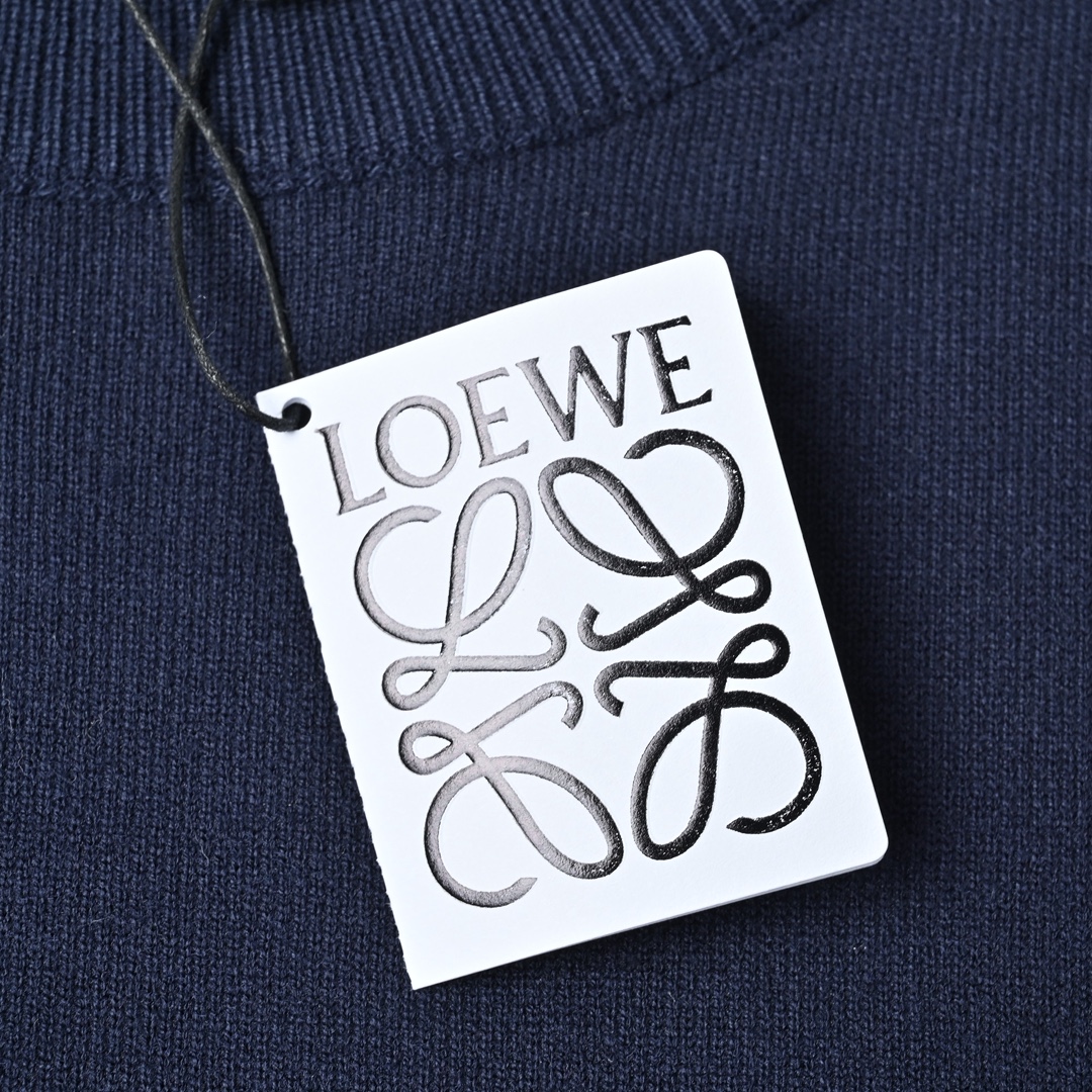 Loewe 罗意威 贴布刺绣针织套头毛衣