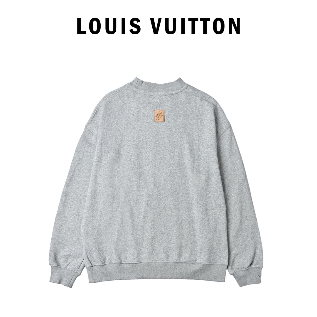 Louis Vuitton 路易威登 钓鱼万针刺绣圆领卫衣