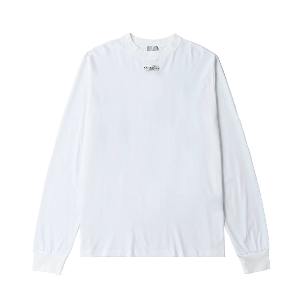 Dior 迪奥 FW25 白色基础CD银标长袖
