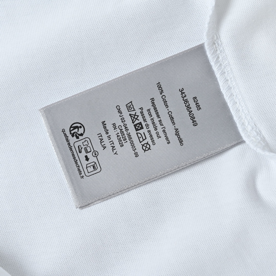 Dior 迪奥 FW25 白色基础CD银标长袖
