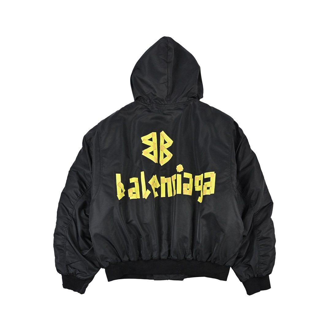 Balenciaga 巴黎世家 BLCG 24FW 美纹纸胶带飞行棉服夹克-莆田鞋,莆田鞋货源,高仿鞋,高仿鞋货源,安福档口,莆田高仿鞋,莆田鞋批发,高仿鞋批发,莆田高仿运动鞋,高仿运动鞋,莆田运动鞋 Balenciaga 巴黎世家 BLCG 24FW 美纹纸胶带飞行棉服夹克