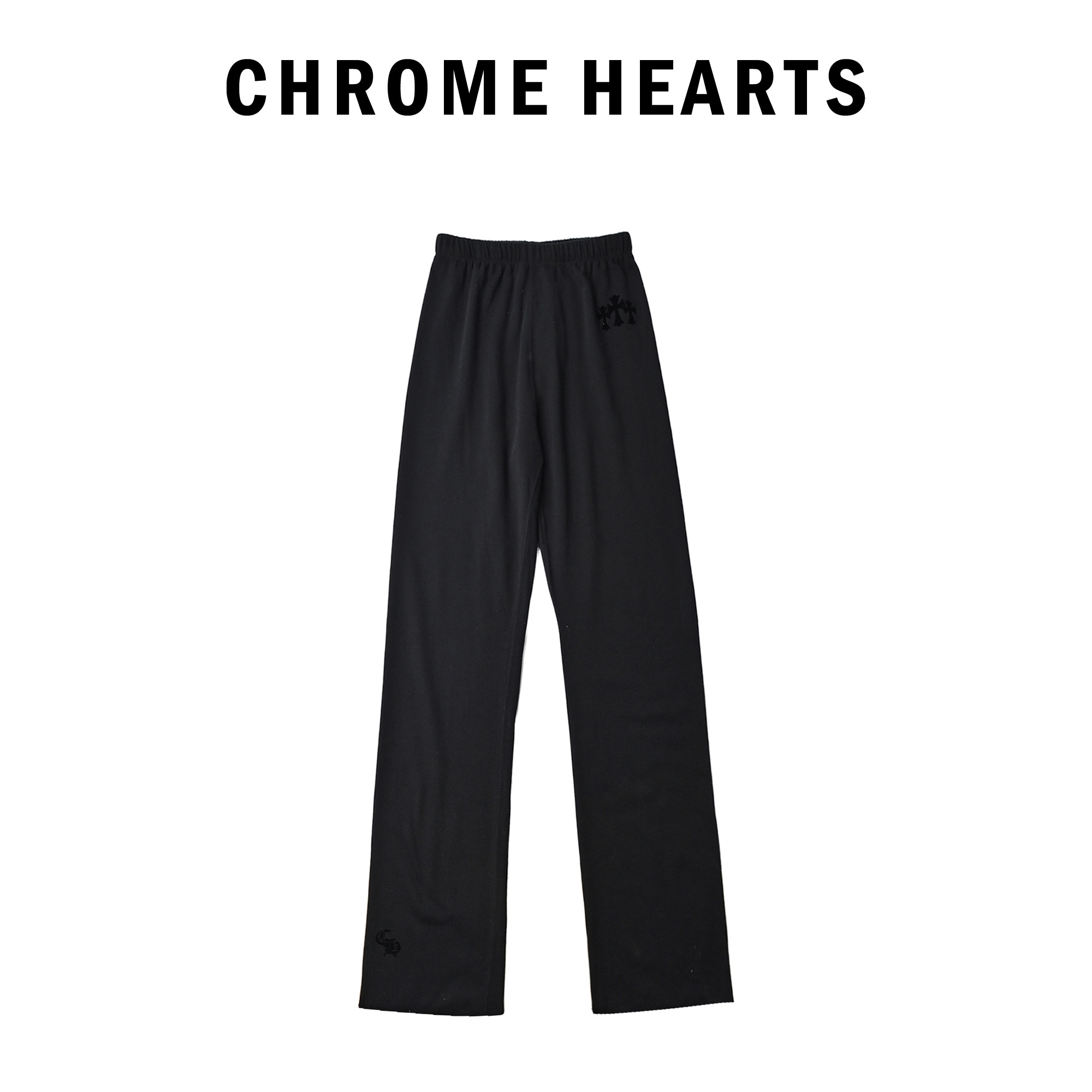 ChromeHearts克罗心 植绒工艺宽松直筒长裤 2025秋冬新款刺绣松紧带休闲裤-Chinese UA Cheap High Quatity Brand Clothes Bags handbags Sneakers wholesale wholesaler seller from China Factory suppliers Fashion Clothing Shoes best Quality Beautiful Price ChromeHearts克罗心 植绒工艺宽松直筒长裤 2025秋冬新款刺绣松紧带休闲裤