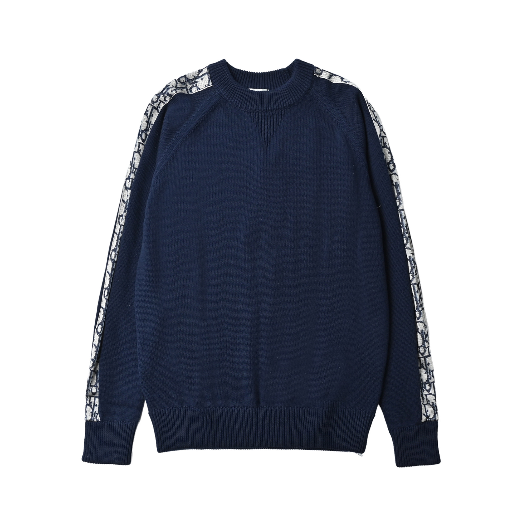 Dior迪奥22FW 提花织带圆领毛衣