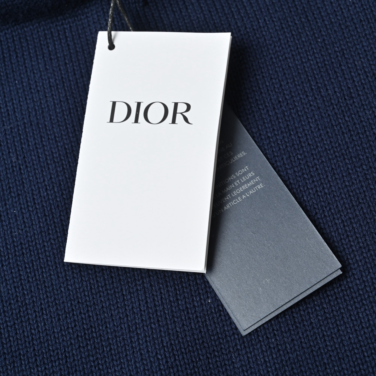 Dior迪奥22FW 提花织带圆领毛衣