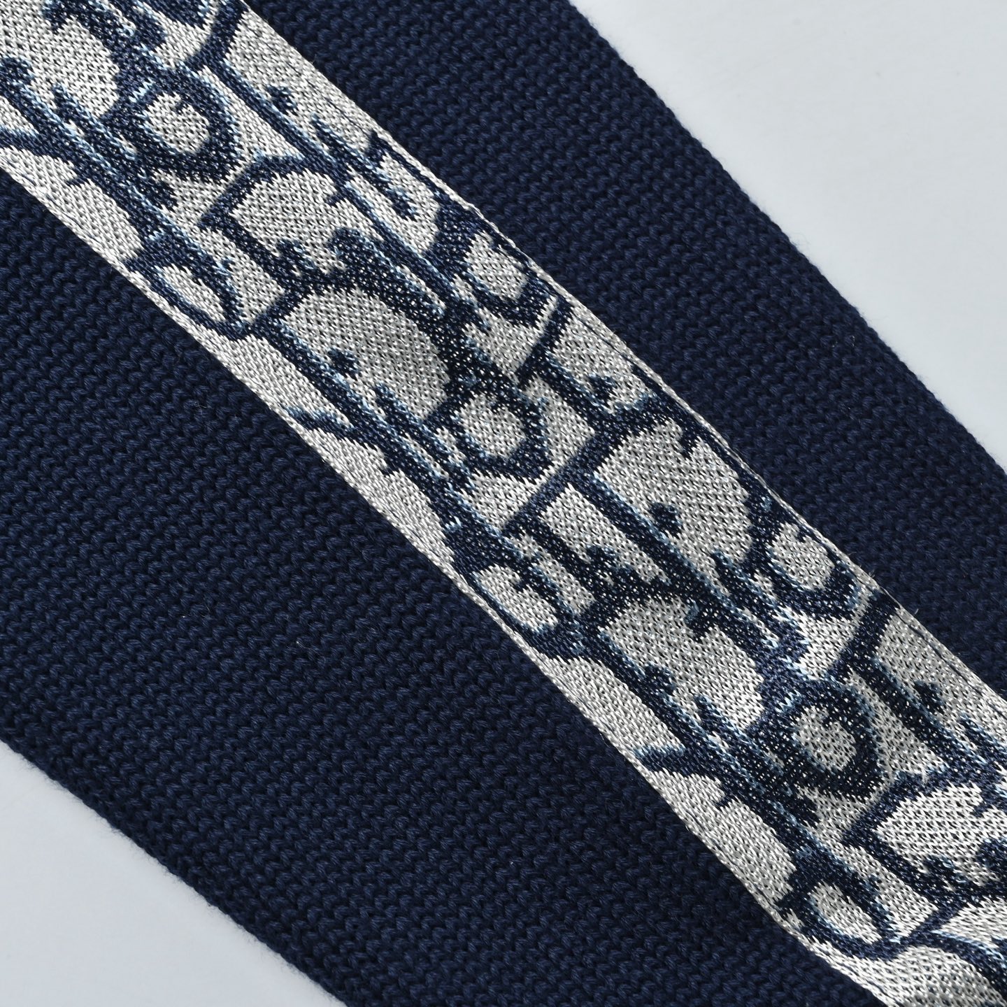 Dior迪奥22FW 提花织带圆领毛衣