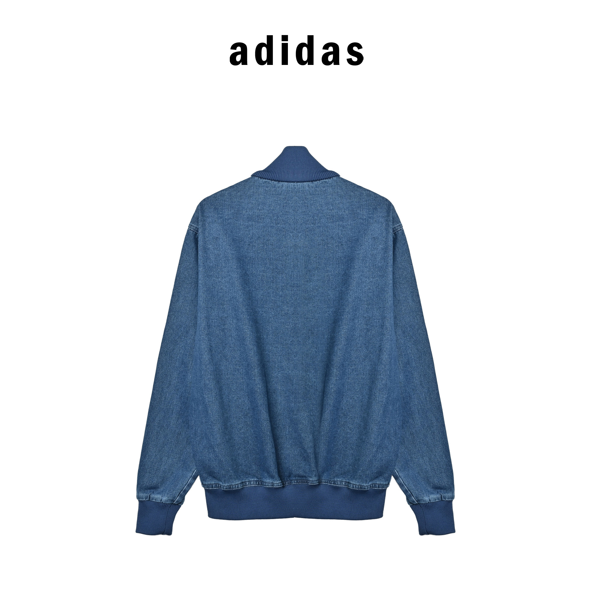 Adidas阿迪达斯三叶草黑色牛仔外套 水洗做旧丹宁面料-莆田鞋,莆田鞋货源,高仿鞋,高仿鞋货源,安福档口,莆田高仿鞋,莆田鞋批发,高仿鞋批发,莆田高仿运动鞋,高仿运动鞋,莆田运动鞋 Adidas阿迪达斯三叶草黑色牛仔外套 水洗做旧丹宁面料