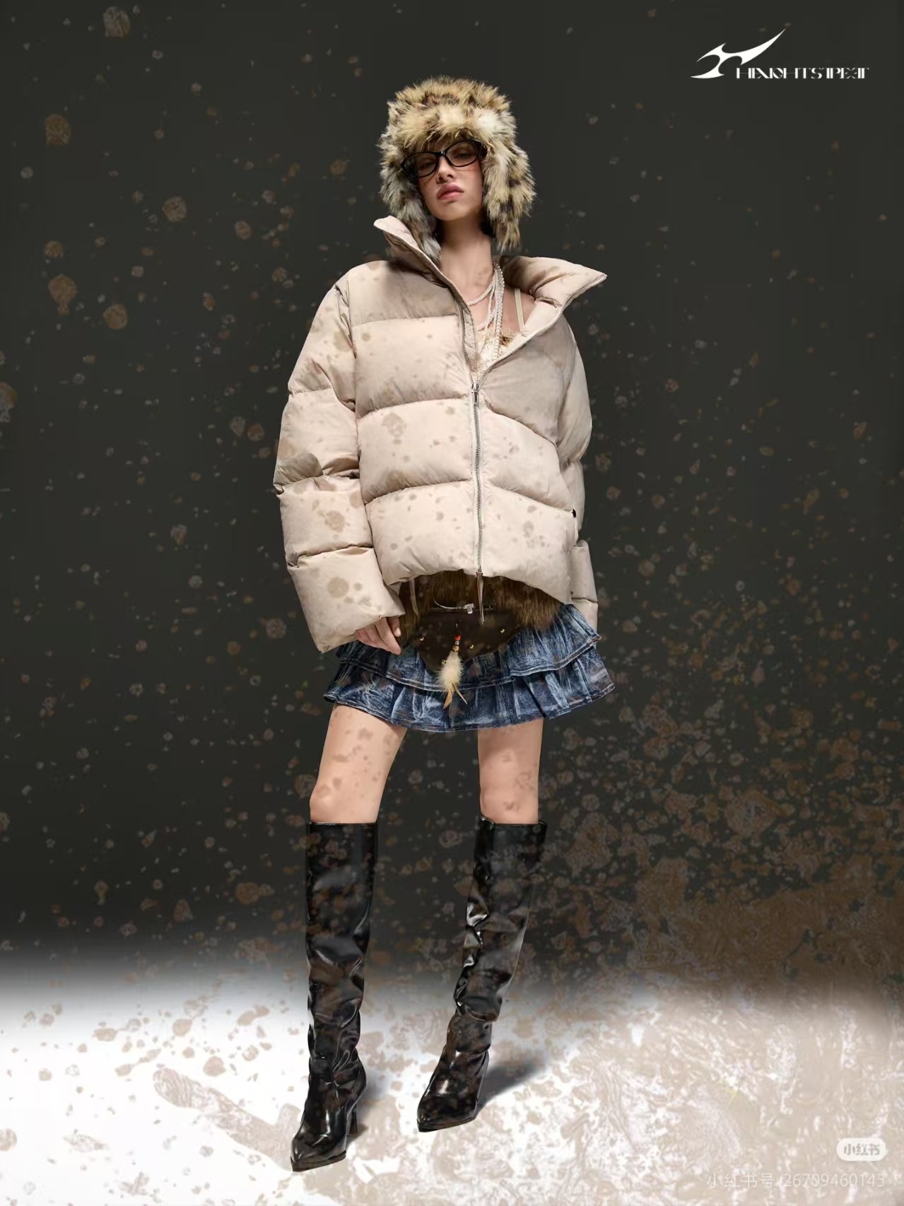Moncler 蒙口x Rick Owens联名羽绒服 上身效果#