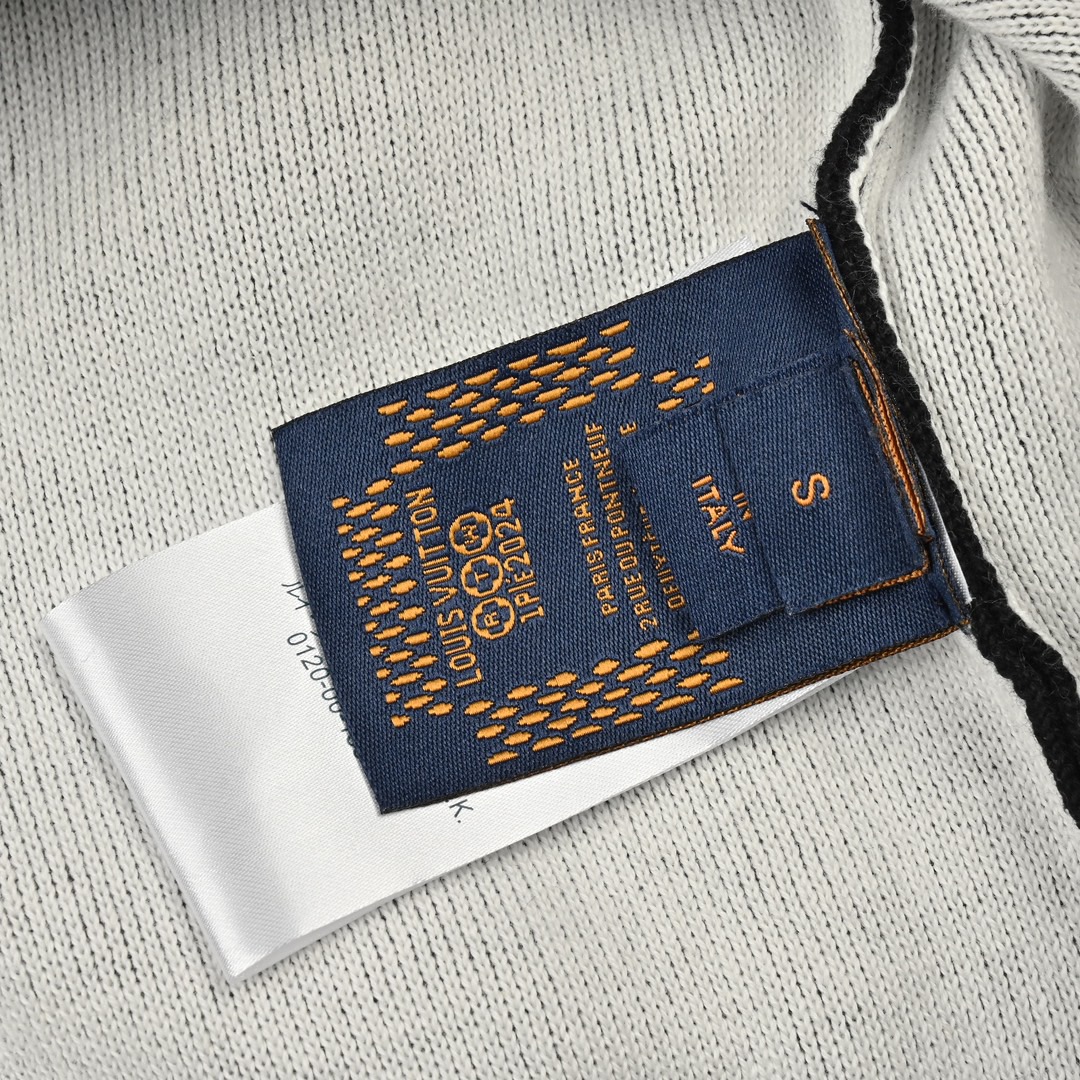 Louis Vuitton路易威登嵌花五花拉链外套