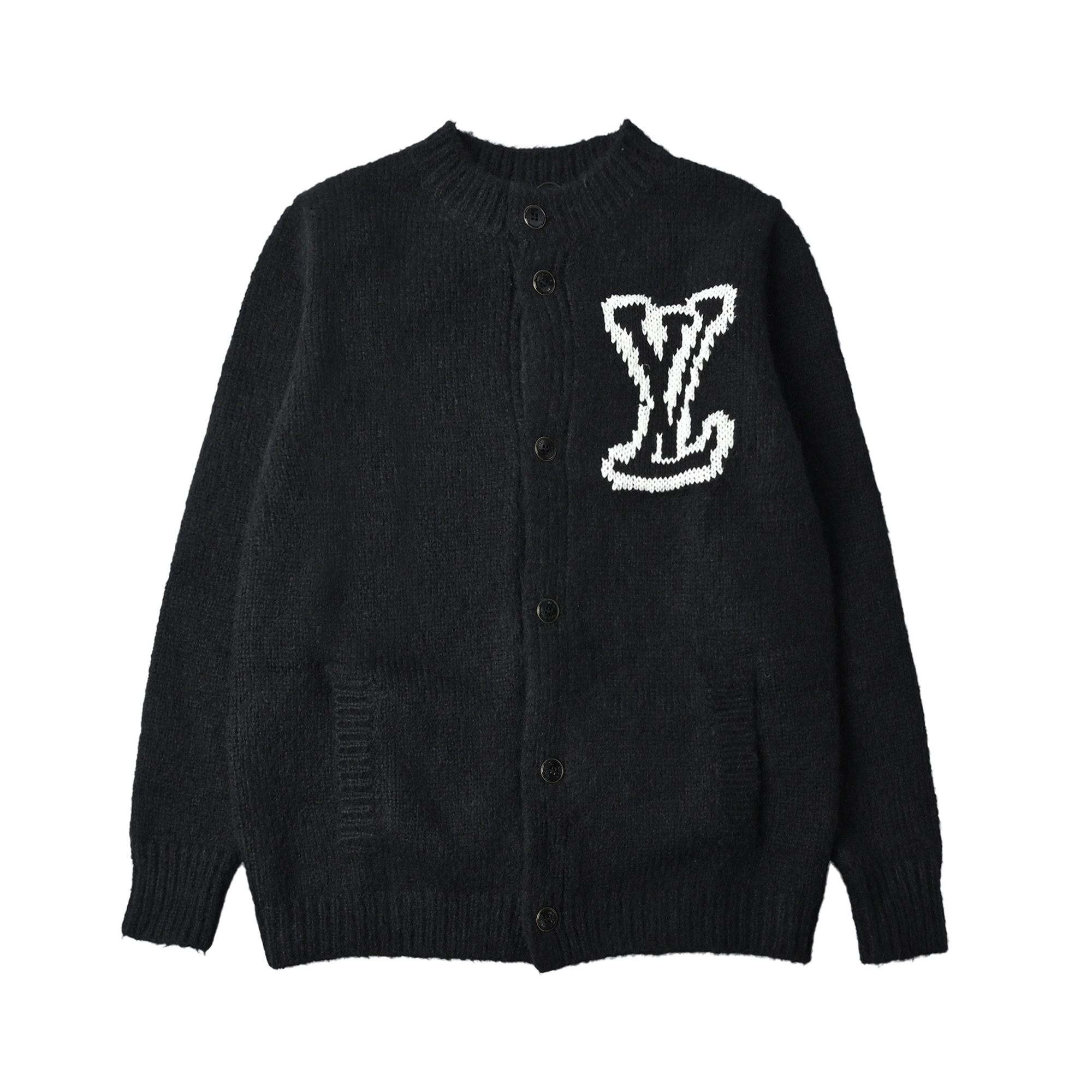 Louis Vuitton路易威登PRECOLL 黑色针织开衫