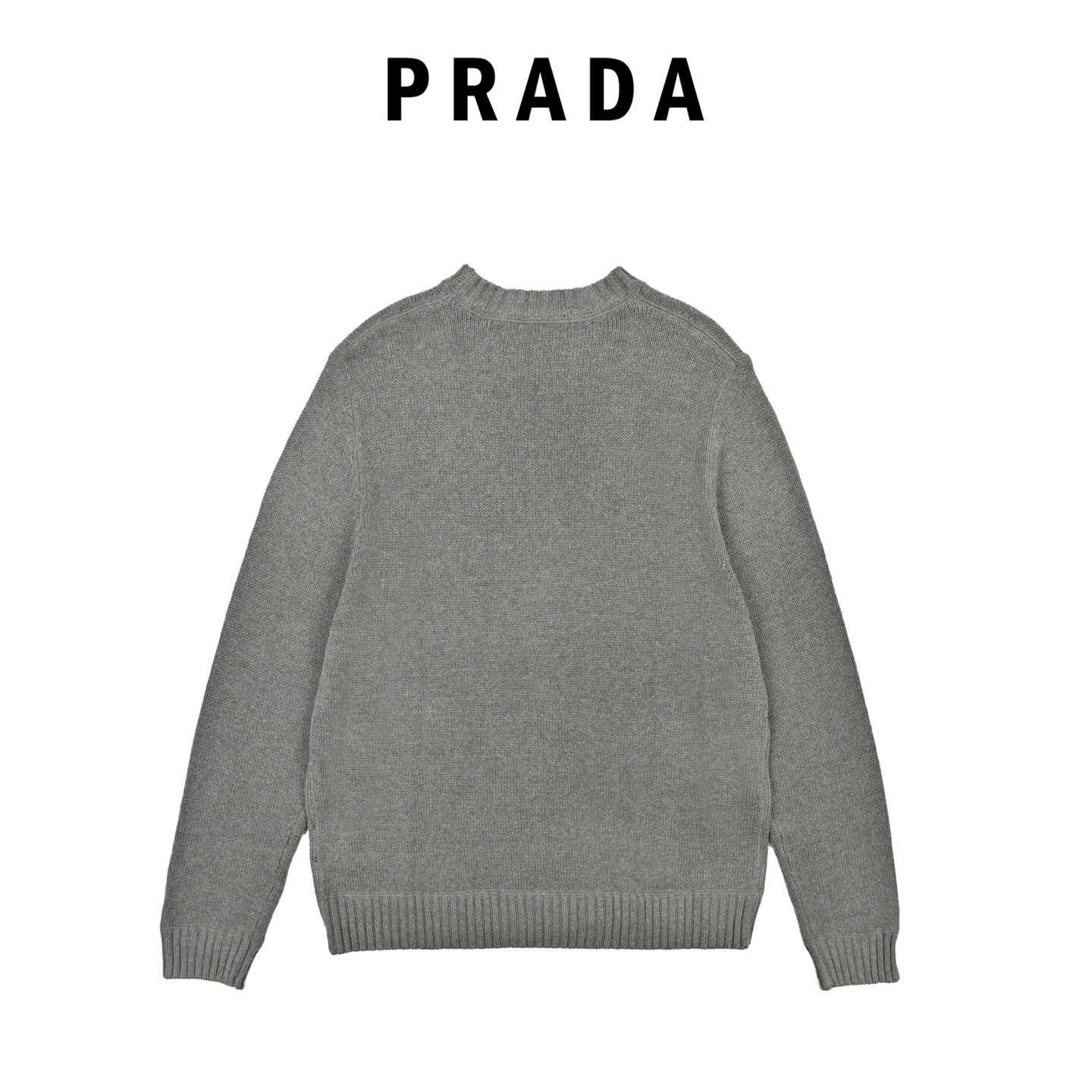 Prada/普拉达 25Fw 提花logo圆领毛衣