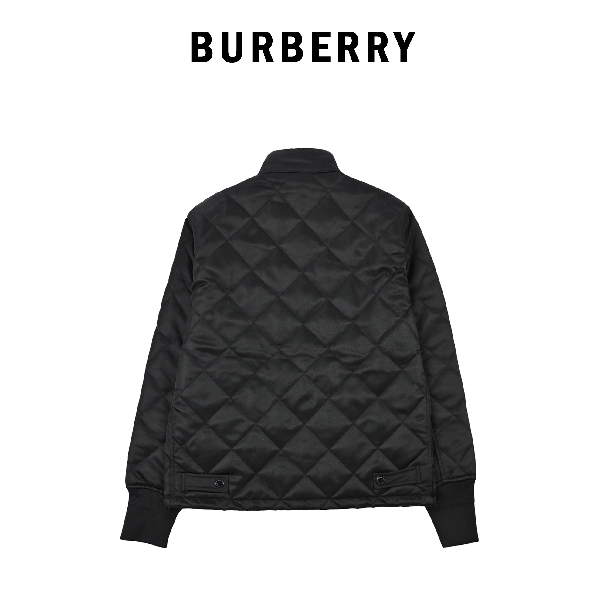 Burberry巴宝莉菱形绗缝立领棉服 菱形口袋棉服Burberry这款男士菱形绗缝立领棉服