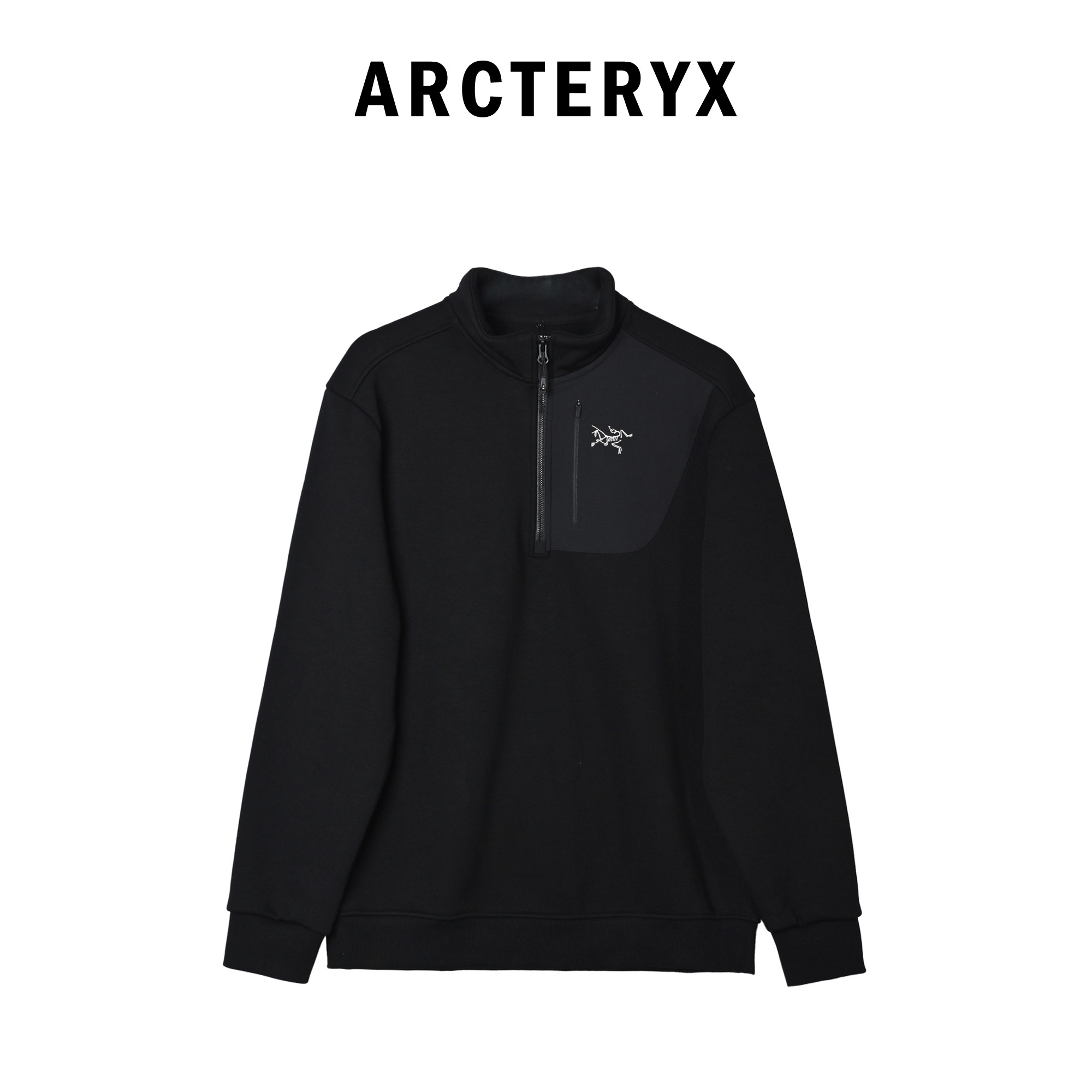 本地自取💰230
ARC,TERYX /始祖鸟内里加绒保暖半拉链复合奥粒绒轻柔舒适半拉链运动套头衫
【全网最好面料版本·超级舒服高档！随意对比！喜欢高货的来】
半拉链套头立领设计！日常百搭易穿搭，胸前隐形口袋
采用质地柔软高级斐乐棉复合奥粒绒面料制作，面料触感细腻，柔软舒适，亲肤保暖。
简约基础版型，不挑身形，适合多身形穿着！
颜色：黑色 藏青
031 尺码L一4XL
  【常规建议适合大部分人 可根据自身穿衣习惯自选】