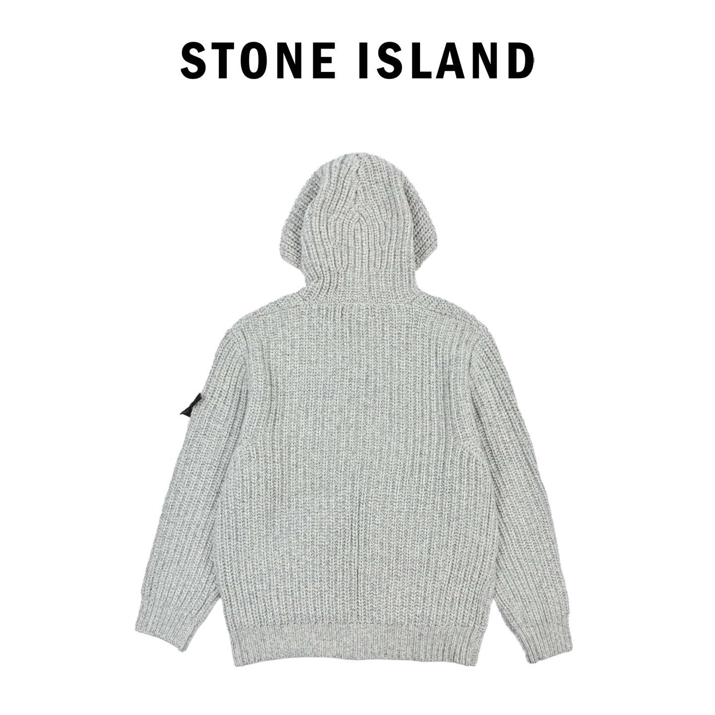 Stone Island 银灰色石头岛粗针织拉链外套-Chinese UA Cheap High Quatity Brand Clothes Bags handbags Sneakers wholesale wholesaler seller from China Factory suppliers Fashion Clothing Shoes best Quality Beautiful Price Stone Island 银灰色石头岛粗针织拉链外套