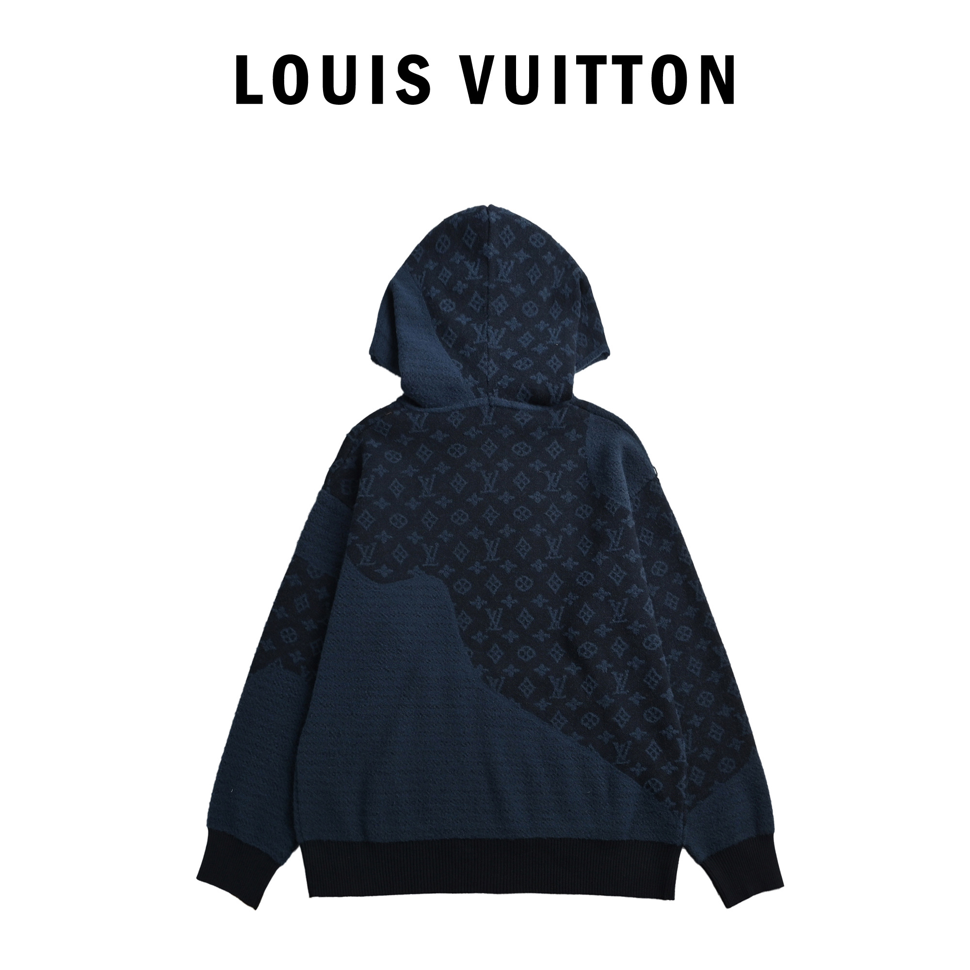 Louis Vuitton路易威登 斜纹提花针织帽衫