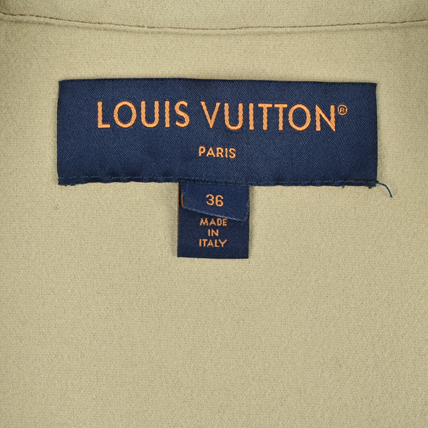 Louis Vuitton路易威登经典印花卡其夹克老花羊毛外套 LV经典老花羊毛外套 Monogram图案超有辨识度