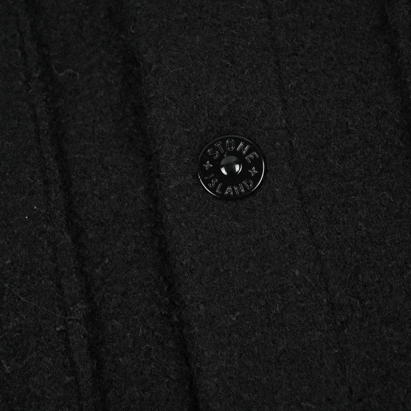 Stone Island 石头岛灯芯绒毛呢黑夹克外套